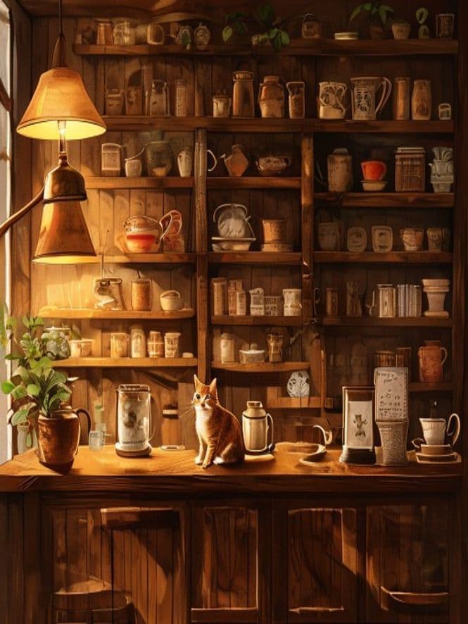 The Steeping Room tea house interior